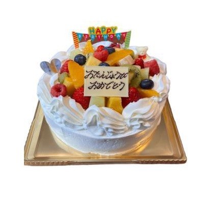 生クリーム（フルーツたっぷりコース）